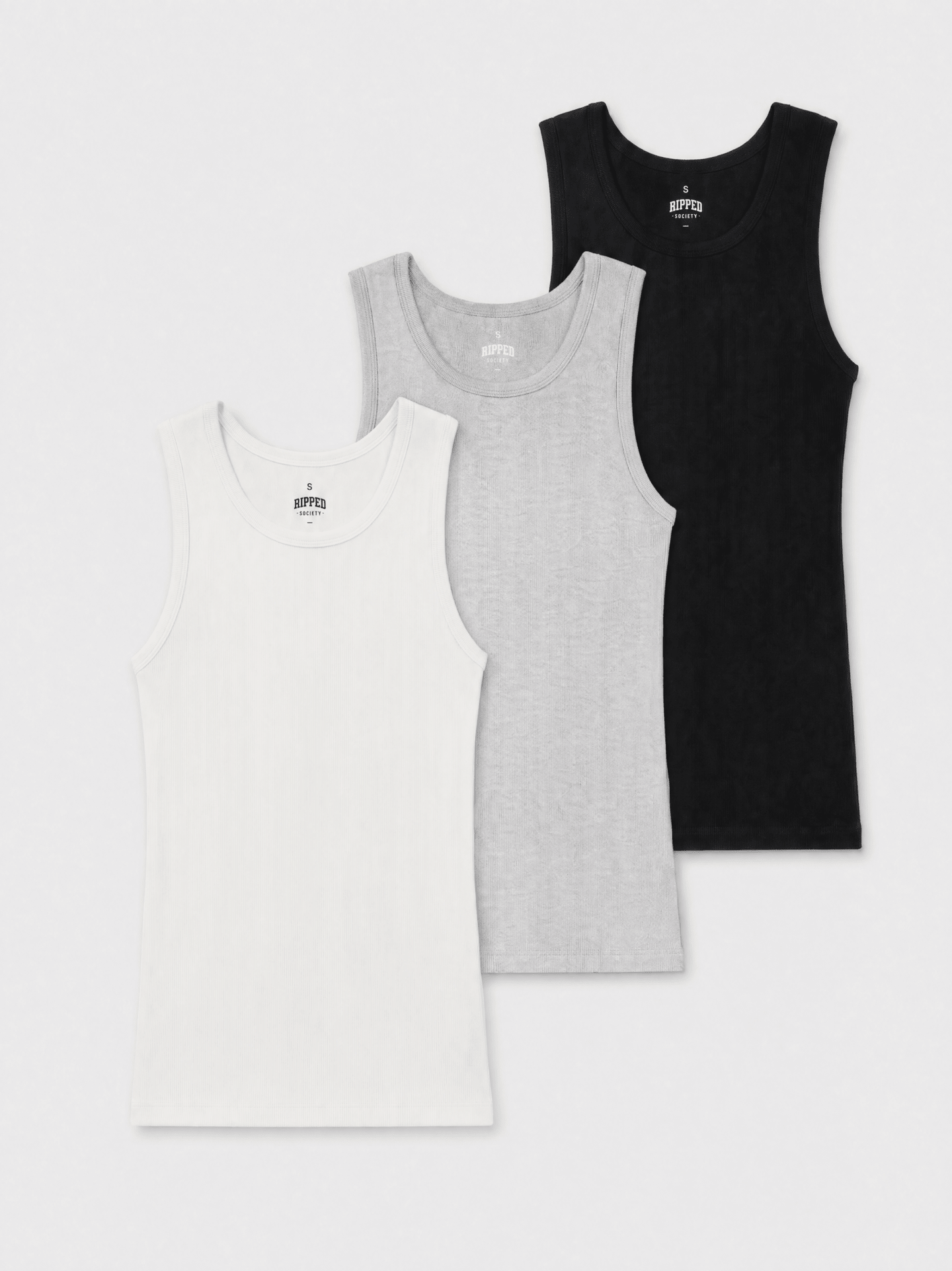 Premium Athletic Fitted Tank 3 Pack